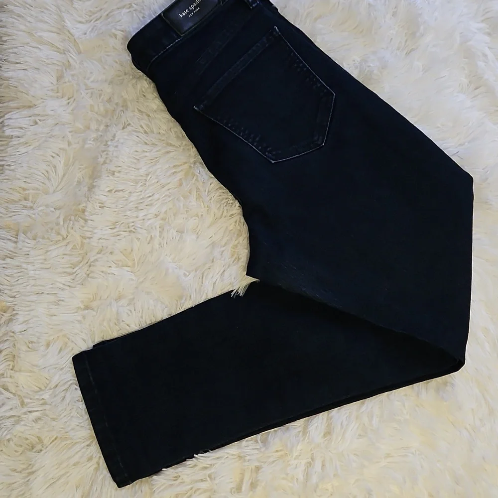 BROOME STREET SIZE 6 KATE SPADE MARINE BLANK Straight Leg Jeans
